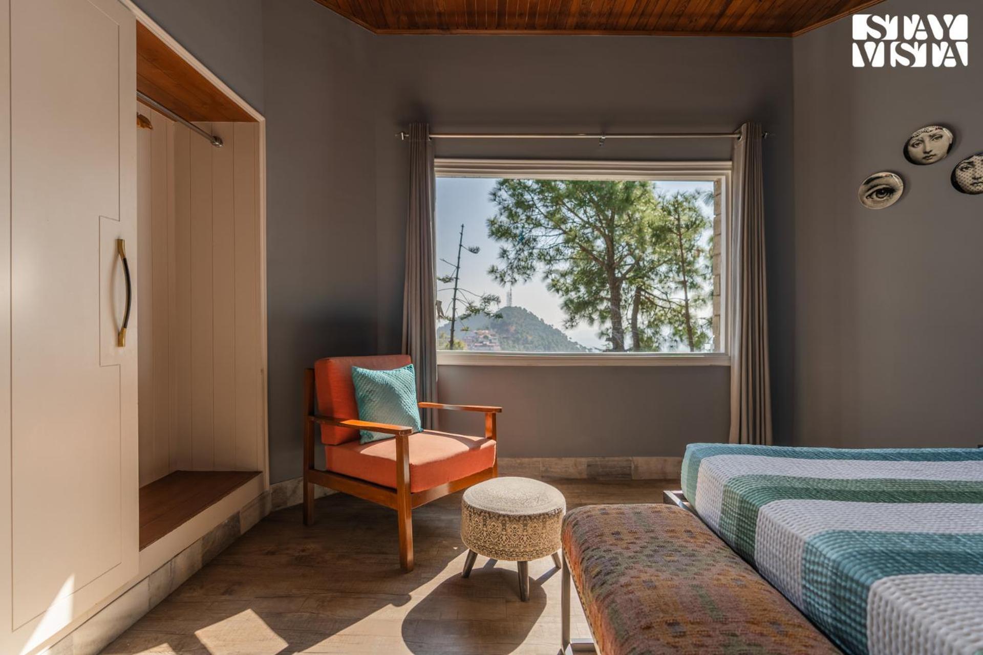 Stayvista At Serene With Outdoor Bonfire Barog Ngoại thất bức ảnh