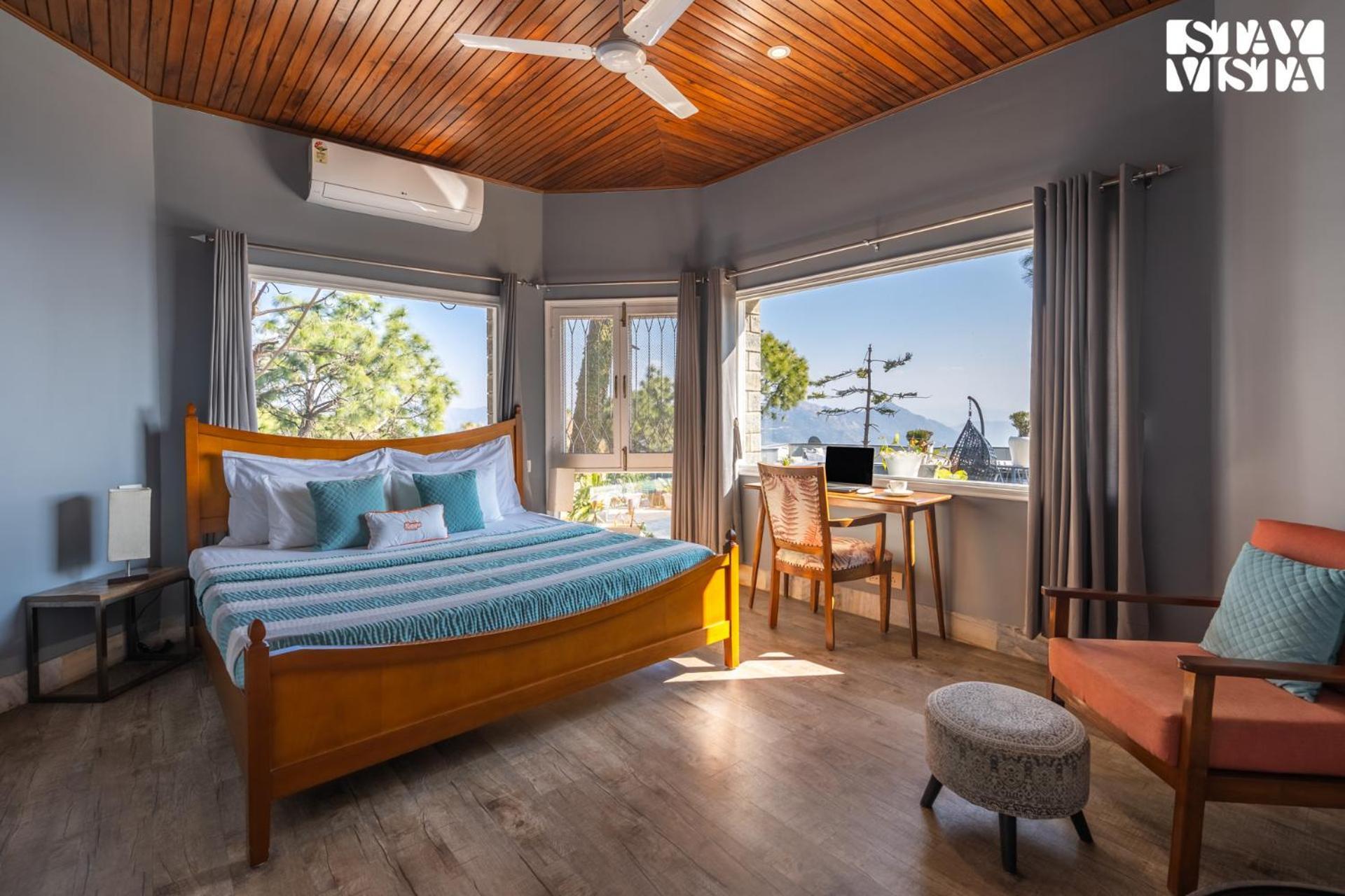 Stayvista At Serene With Outdoor Bonfire Barog Ngoại thất bức ảnh