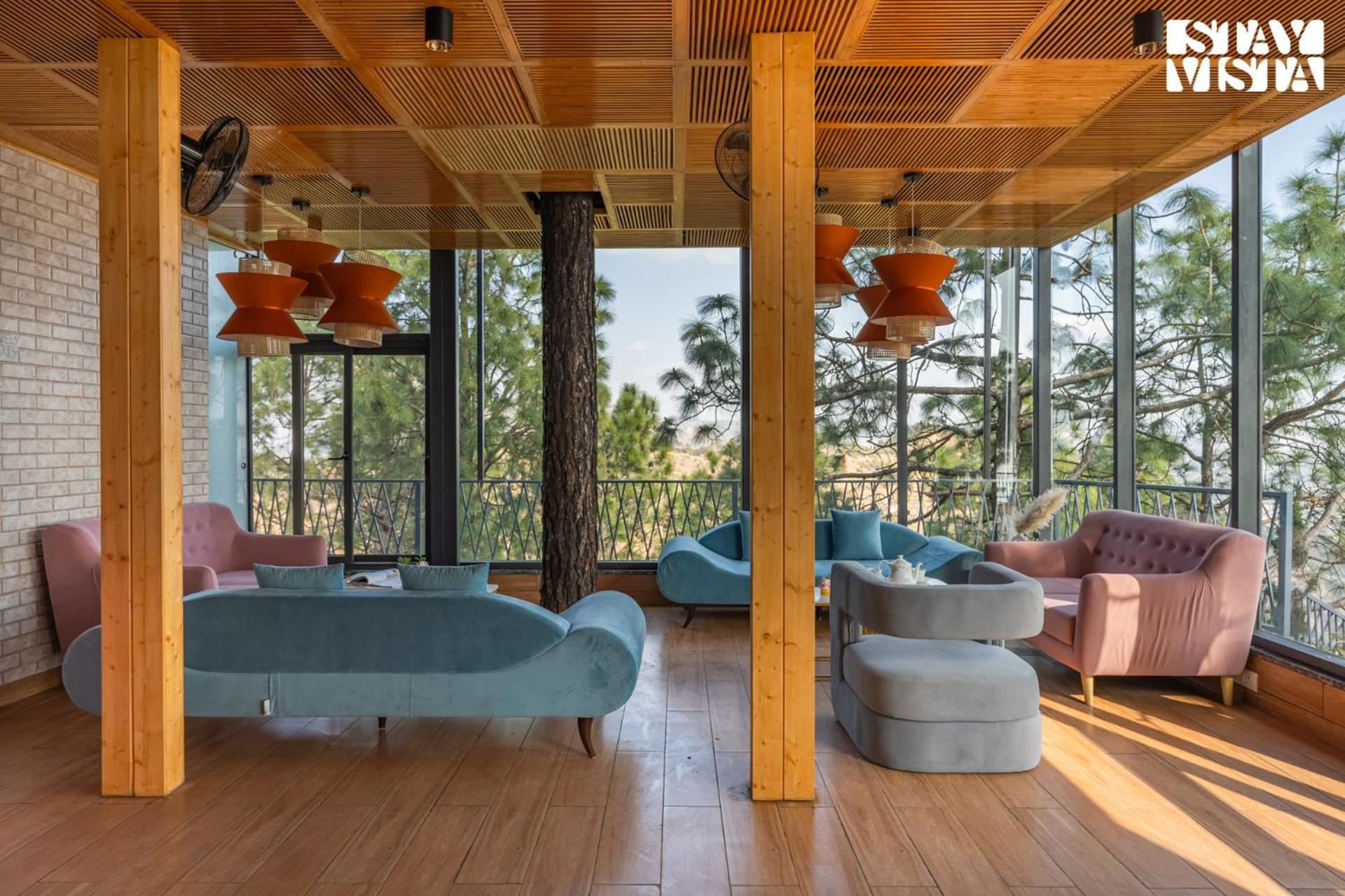 Stayvista At Serene With Outdoor Bonfire Barog Ngoại thất bức ảnh