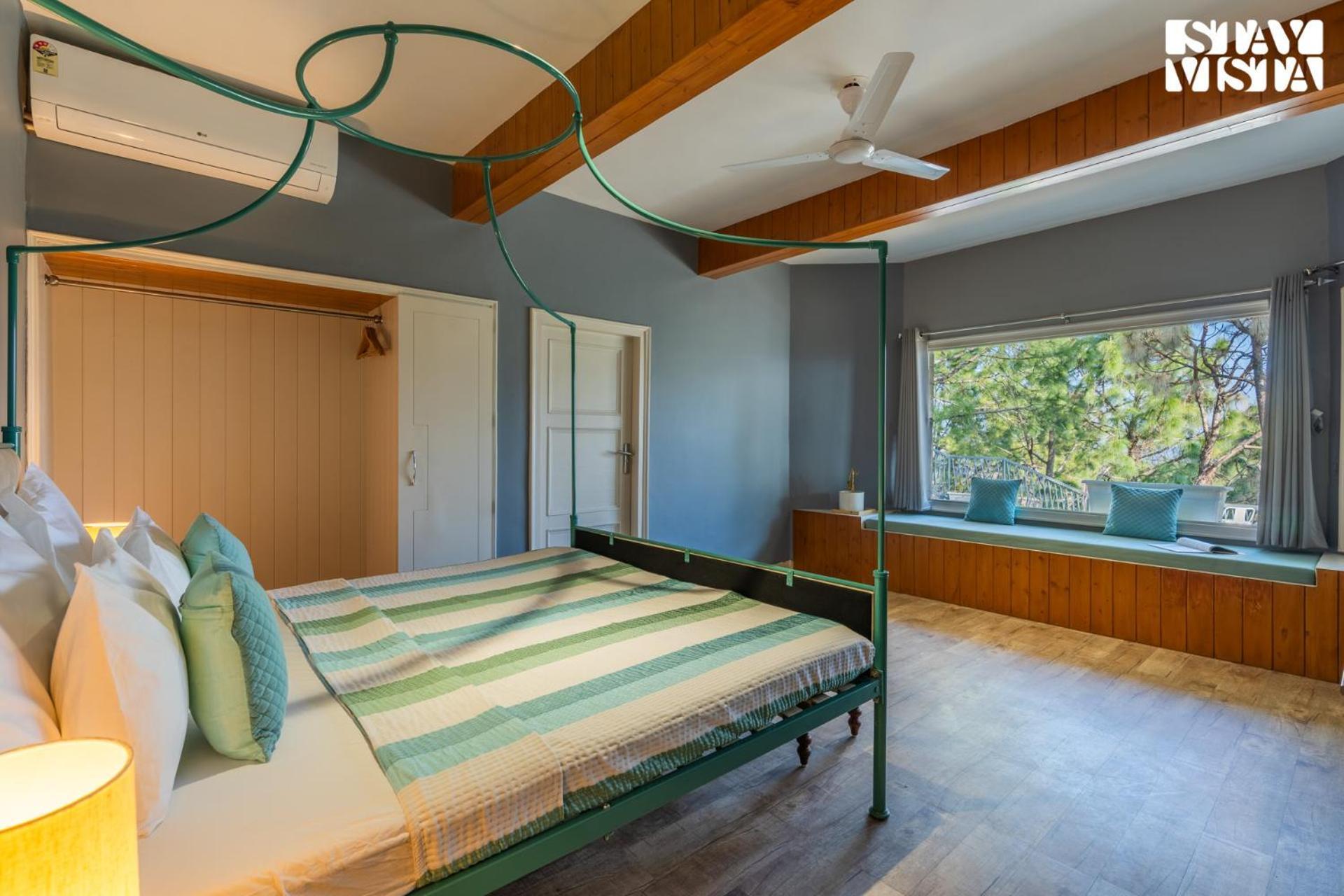Stayvista At Serene With Outdoor Bonfire Barog Ngoại thất bức ảnh